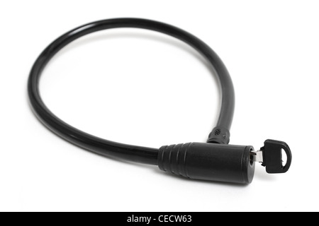 Bicycle lock Stock Photo