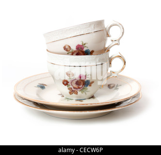 Old tea cup Stock Photo