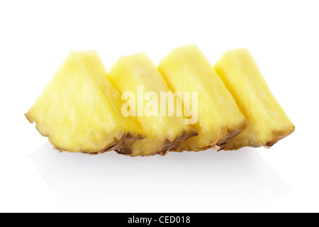 Pineapple chunks Stock Photo
