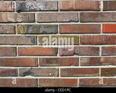 A red brick wall useful as a background Stock Photo