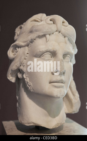 Marble bust of King Mithridates VI of Pontus. Stock Photo