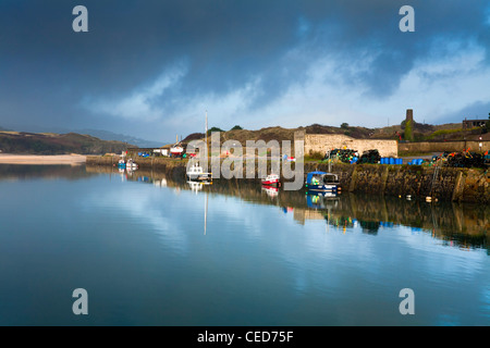 Hayle Estuary at high tide; quay side; Cornwall; UK Stock Photo