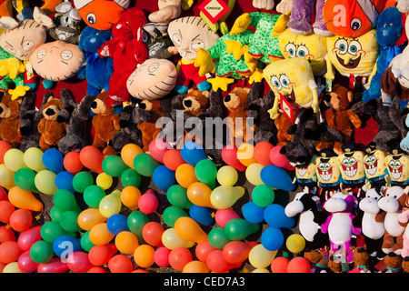 Carnival prizes at the Nebraska State Fair. Stock Photo