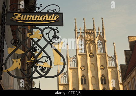 Shoe shop sign Munster Germany Stock Photo