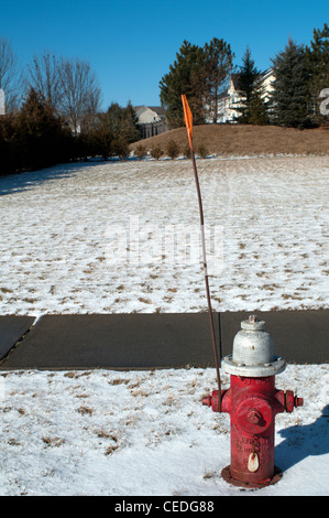 American winter scenery, South Burlington, Vermont, USA Stock Photo