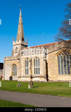 All Saints Church in abbey Park, Evesham Stock Photo