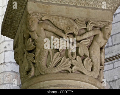 Saint-Aignan, Stiftskirche Stock Photo