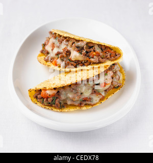 Beef tacos Stock Photo