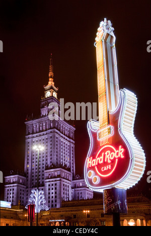 Warsaw, Poland. The Palace of Science and Culture. Stock Photo