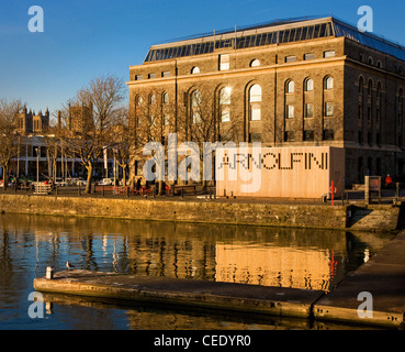 The Arnolfini arts centre and gallery by the floating harbour in Bristol UK Stock Photo