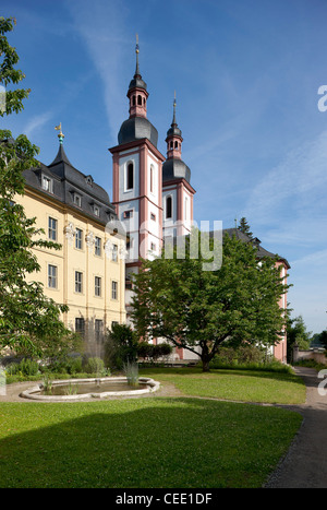 Zell am Main, Kloster Oberzell Stock Photo