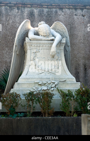 Grave of William Wetmore Story in the Non-Catholic Cemetery, Rome, Latium, Italy Stock Photo