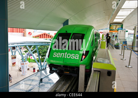 Monorail, Sentosa Island, Singapore. Stock Photo