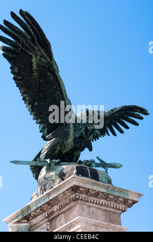 Turul at Budapest Royal Palace Stock Photo