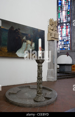 Aachen, St. Foillan (Kirchen der Pfarrei Franziska von Aachen) Stock Photo