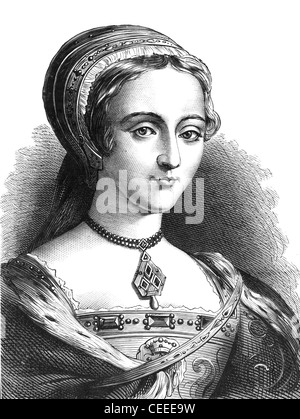 Lady Jane Grey queen of England Stock Photo