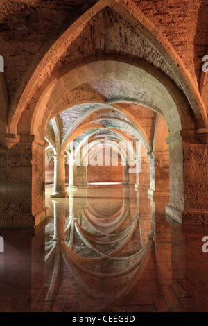 Morocco, El Jadida, Portguese Water Cisterns Stock Photo