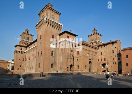 Castello Estense (Este Castle) Ferrara Emilia-Romagna Italy Stock Photo