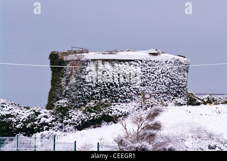 Martello Tower 28 Rye Harbour East Sussex England Stock Photo