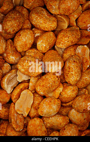 Close up image of dry roasted peanuts Stock Photo