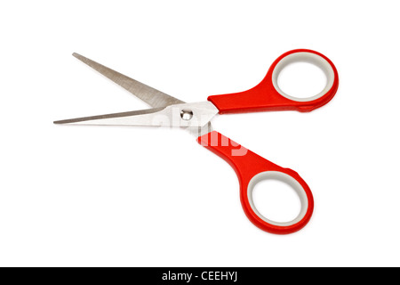Scissors on white background Stock Photo