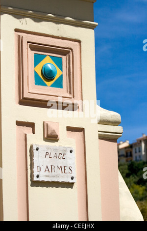 Place Des Armes in Monte Carlo, Monaco Stock Photo