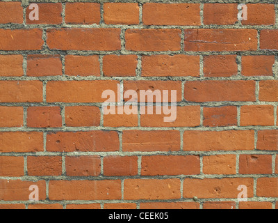 Red brick wall useful as a background Stock Photo