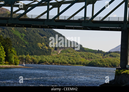 Ballachulish Bridge,Hotel,Loch Glencoe, Highlands,Scotland Stock Photo