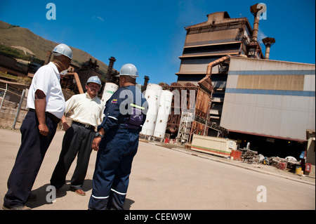 Security guards at work around Bogota, Columbia Stock Photo