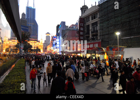 Shanghai East Nanjing Road, China Stock Photo
