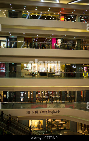 dh Time Square CAUSEWAY BAY HONG KONG Modern upmarket shopping centre shop floors china mall indoor luxury shops Stock Photo