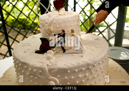 wedding cake topper Stock Photo