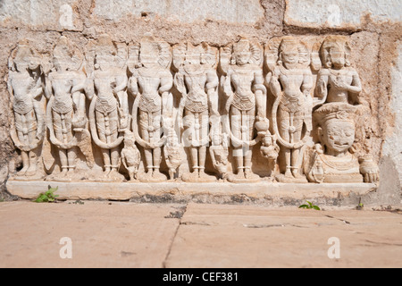 Jain Temple in Chittorgarh Fort, Rajasthan, India Stock Photo