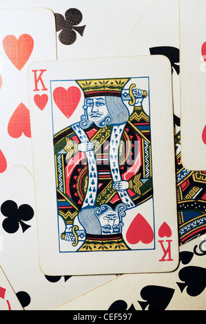 Playing Cards Card Playing King Of Hearts Stock Photo Alamy Playing Cards Card Playing King Of Hearts Stock Photo Alamy