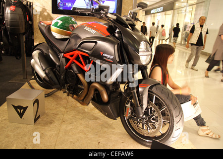 Ducati Diavel Carbon Stock Photo