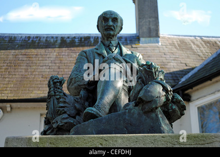 Statue of Thomas Hardy Stock Photo