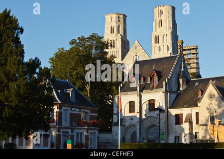 Jumièges Abbey, Normandy, France Stock Photo