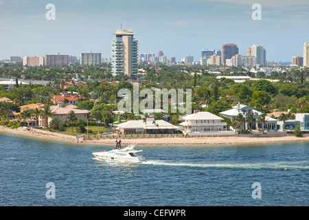 Beautiful City of Fort Lauderdale, Florida Stock Photo