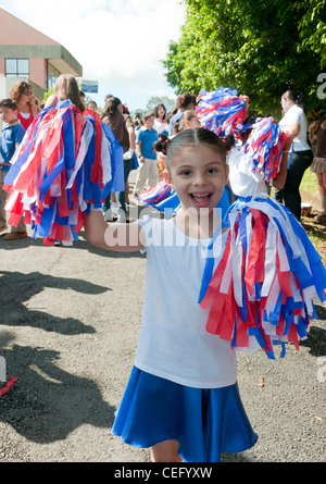 Independence day parade Costa Rica Central Valley Stock Photo