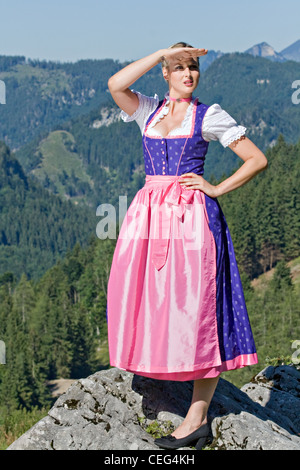Bavarian Girl Stock Photo