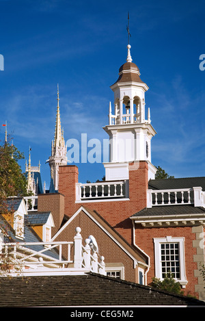 Buildings in Disneyworld, Orlando, Florida, USA Stock Photo