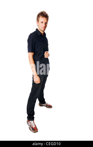 Casual young man isolated on white background Stock Photo