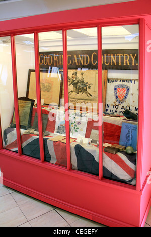 Inside Bourne Hall museum, Ewell village, Epsom Surrey England UK Stock Photo