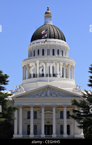 A view of the California State Capitol Building in Sacramento, California, USA Stock Photo