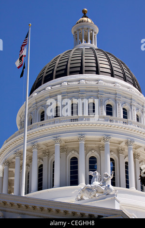 A view of the California State Capitol Building in Sacramento, California, USA Stock Photo