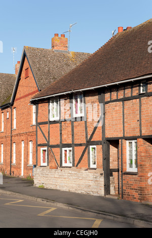 Village properties in Shottery, Stratford-on-Avon, Warwickshire, England, UK Stock Photo