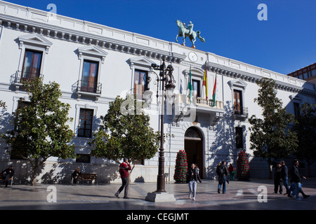 Granada Town Hall, Plaza del Carmen, Granada, Andalucia, Spain. Stock Photo