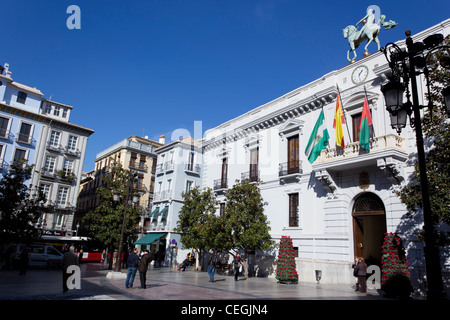 Granada Town Hall, Plaza del Carmen, Granada, Andalucia, Spain. Stock Photo