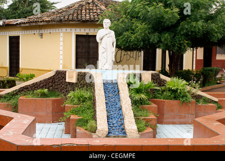 Sculpture Of Nicaraguan Poet Ruben Dario Ciudad Dario Nicaragua Stock Sculpture Of Nicaraguan Poet Ruben Dario Ciudad Dario Nicaragua Stock
