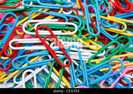 Paper clips Stock Photo